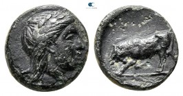 Mysia. Gambrion circa 350 BC. Bronze Æ