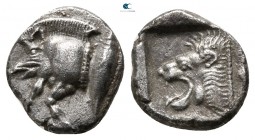 Mysia. Kyzikos 480-400 BC. Diobol AR