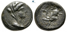 Seleukid Kingdom. Ake-Ptolemaïs mint. Antiochos IV Epiphanes 175-164 BC. Bronze Æ