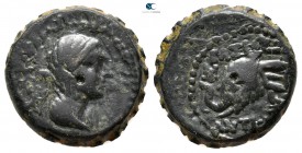 Seleukid Kingdom. Ake-Ptolemaïs mint. Antiochos IV Epiphanes 175-164 BC. Serrate Æ
