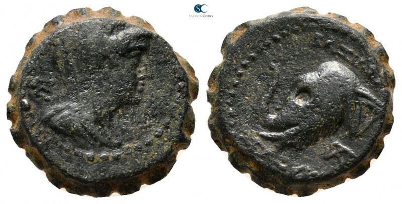 Seleukid Kingdom. Ake-Ptolemaïs mint. Antiochos IV Epiphanes 175-164 BC. 
Serra...