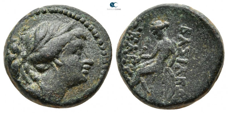 Seleukid Kingdom. Antioch. Seleukos III Keraunos 226-223 BC. 
Bronze Æ

16 mm...