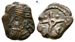 Kings of Parthia. Vologases III circa AD 105-147. Chalkous Æ