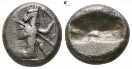 Persia. Achaemenid Empire. Sardeis. Time of Darios I to Xerxes II circa 485-420 BC. Siglos AR