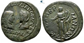Thrace. Mesembria. Gordian III with Tranquillina AD 238-244. Bronze Æ