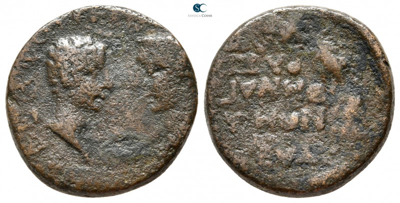 Caria. Tabai. Germanicus with Drusus 4 BC-AD 19. 
Bronze Æ

19 mm., 6,15 g.
...