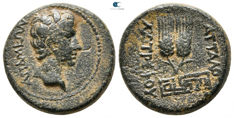 Phrygia. Apameia. Augustus 27 BC-AD 14. 
Bronze Æ

20 mm., 6,78 g.



ver...
