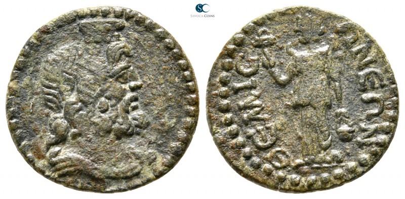 Phrygia. Themisonion. Pseudo-autonomous issue AD 150-250. 
Bronze Æ

17 mm., ...