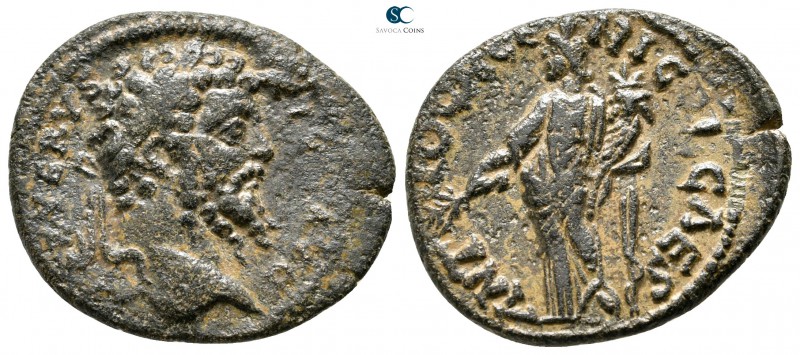 Pisidia. Antioch. Septimius Severus AD 193-211. 
Bronze Æ

24 mm., 4,67 g.
...