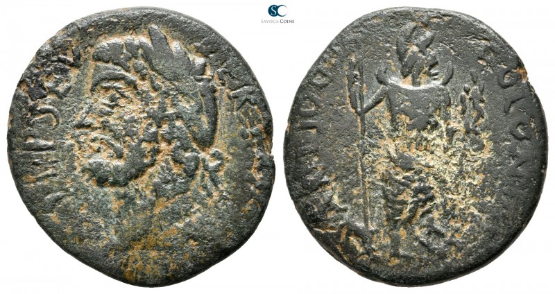 Pisidia. Antioch. Septimius Severus AD 193-211. 
Bronze Æ

22 mm., 5,29 g.
...