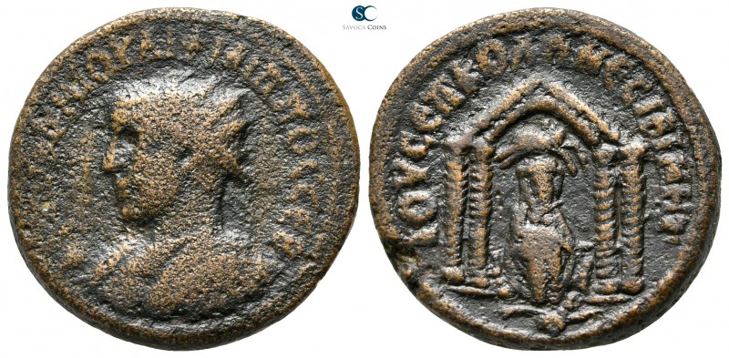 Mesopotamia. Nisibis. Philip I Arab AD 244-249. 
Bronze Æ

25 mm., 10,38 g.
...