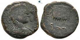 Mesopotamia. Rhesaena. Elagabalus AD 218-222. Bronze Æ