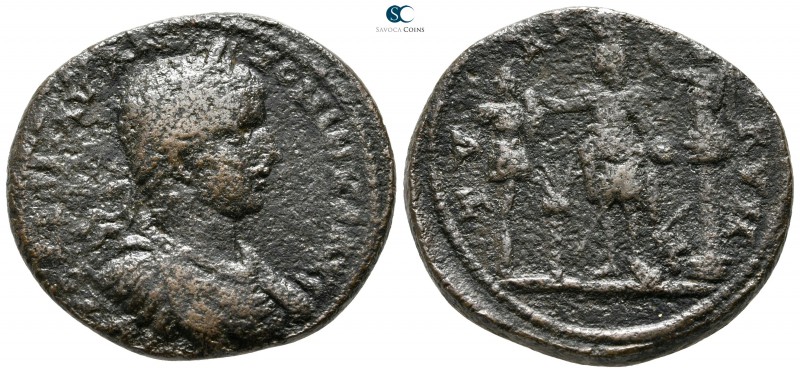 Phoenicia. Tyre. Elagabalus AD 218-222. 
Bronze Æ

32 mm., 18,13 g.



ve...