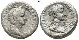 Egypt. Alexandria. Nero, with Agrippina Junior AD 54-68. Tetradrachm BI