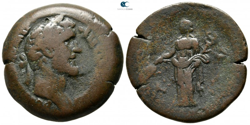Egypt. Alexandria. Antoninus Pius AD 138-161. 
Drachm Æ

34 mm., 23,46 g.

...