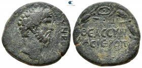 Cyrrhestica. Bambyce - Hieropolis. Lucius Verus AD 161-169. Bronze Æ