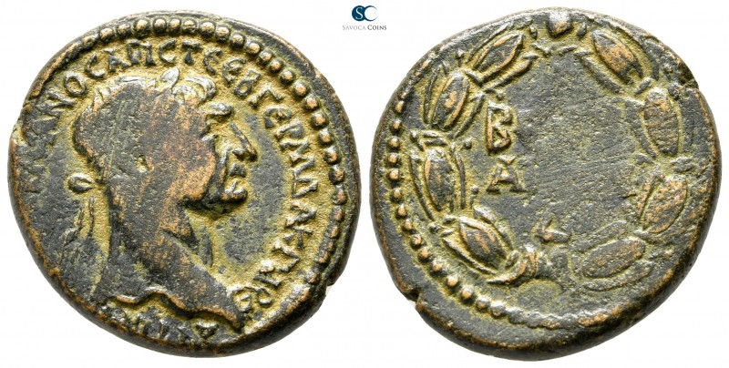 Cyrrhestica. Beroea. Trajan AD 98-117. 
Bronze Æ

26 mm., 12,13 g.



nea...