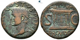 Divus Augustus AD 14. under Tiberius. Rome. As Æ