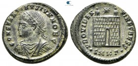 Constantinus II, as Caesar AD 317-337. Cyzicus. Follis Æ