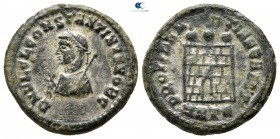 Constantinus II, as Caesar AD 317-337. Thessaloniki. Follis Æ