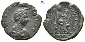 Aelia Flacilla AD 383-386. Nicomedia. Follis Æ