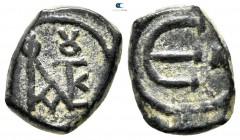Justin II AD 565-578. Nikomedia (?). Pentanummium Æ