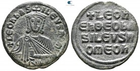 Leo VI the Wise. AD 886-912. Constantinople. Follis Æ