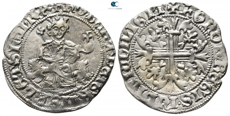 Roberto I il Saggio (the Wise) d'Angiò AD 1309-1343. Napoli (Regno)
Gigliato AR...