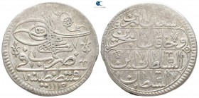 Turkey. Constantinople. Ahmed III AD 1703-1730. 1/2 Zolota AR