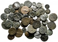 Lot of ca. 54 greek bronze coins / SOLD AS SEEN, NO RETURN!
<br><br>very fine<br><br>