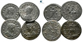 Lot of ca. 4 roman imperial antoniniani / SOLD AS SEEN, NO RETURN!
<br><br>very fine<br><br>