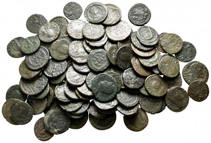 Lot of ca. 97 roman imperial coins / SOLD AS SEEN, NO RETURN!

nearly very fin...