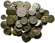 Lot of ca. 50 ancient bronze coins / SOLD AS SEEN, NO RETURN!<br><br>nearly very fine<br><br>