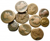 Lot of ca. 10 ancient bronze coins / SOLD AS SEEN, NO RETURN!<br><br>fine<br><br>