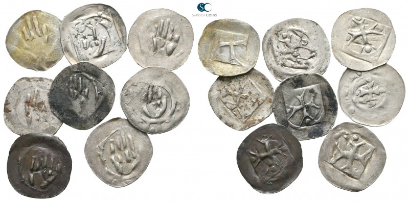 Lot of ca. 8 silver "Händleinheller" / SOLD AS SEEN, NO RETURN! 

very fine