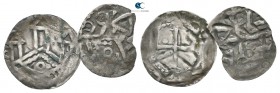 Lot of 2 denari of Hugo I / SOLD AS SEEN, NO RETURN!
<br><br>very fine<br><br>