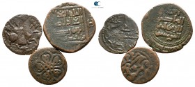 Lot of ca. 3 islamic bronze coins / SOLD AS SEEN, NO RETURN!<br><br>very fine<br><br>