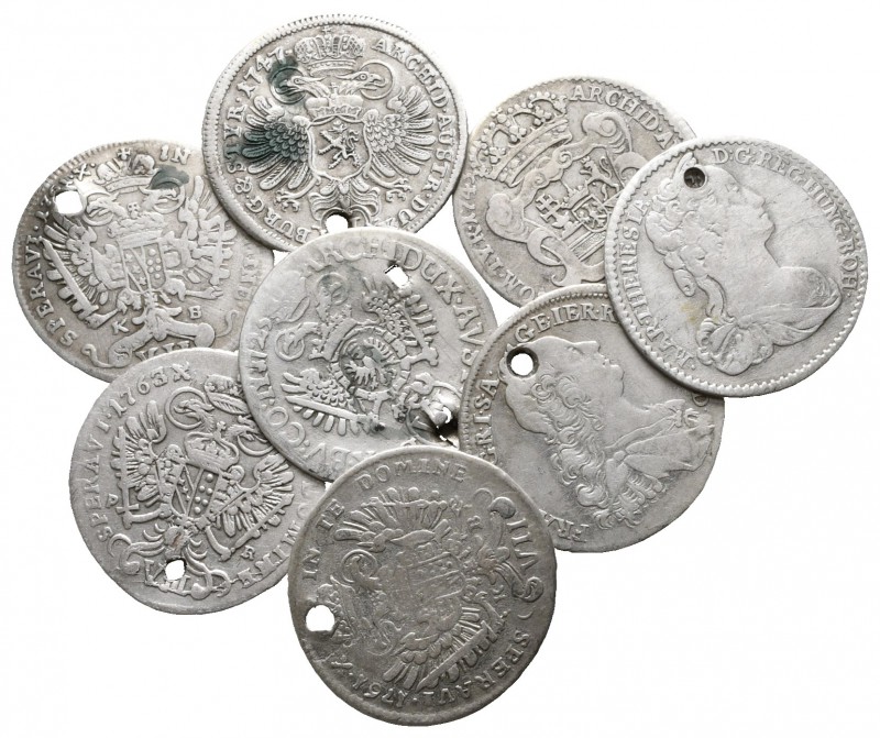 Lot of ca. 8 austrian silver Kreuzer / SOLD AS SEEN, NO RETURN!

nearly very f...