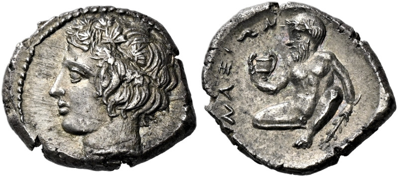 * Greek Coins Sicily, Naxos 

Hemidrachm circa 420-403, AR 15 mm, 2.09 g. Ivy-...
