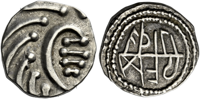 Early Anglo-Saxon Period

Sceatta coinage, Primary phase, c.680-710. AR Sceat,...
