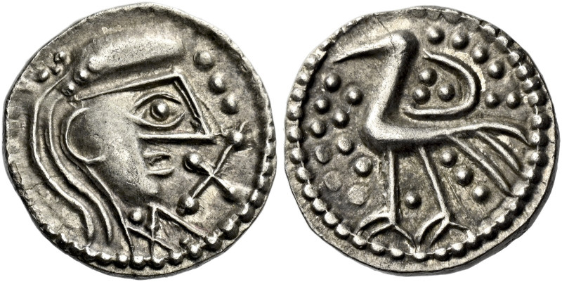 Early Anglo-Saxon Period

Sceatta coinage, Secondary phase, c.710-c.760. AR Sc...