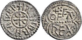 Archbishops of Canterbury

Jaenberht, 765-792. AR Penny, with Offa of Mercia (c.780-792), Canterbury. Flower of eight petals, +IΛENBRHT ΛRxEP, rev. ...