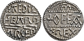 Archbishops of Canterbury

Aethelheard, 792-805. AR Penny, with Offa of Mercia, 2nd issue after consecration, Canterbury, c.793-796. ΛEDILHEΛRD ΛRCE...