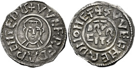 Archbishops of Canterbury

Wulfred, 805-832. AR Penny, Group VI (c.823/4-825/6), 'Baldred' type, Canterbury, Swefheard. Tonsured bust facing within ...