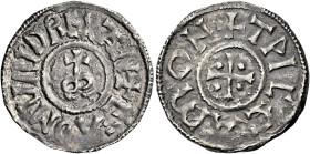 Kings of East Anglia

Edmund, 855-870. AR Penny, Non portrait type, mint in East Anglia (Ipswich?), Twicca. Omega, +EADMVND REX AN, rev. cross patté...