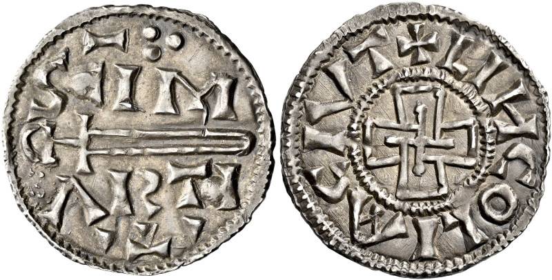 The Southern Danelaw

St. Martin of Lincoln Coinage, c.920. AR Penny. SCI MART...