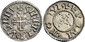 Viking Northumbria

Siefred, c.895-902. AR Penny, York. Cross crosslet, +SIEFREDVS REX, rev. small cross, three pellets in each angle, EP IAI CEC IV...
