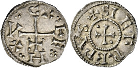 Viking Northumbria

Cnut and Siefred, c.895-902. AR Penny, York (?). Patriarchal cross, CNVT at terminals, REX and pellets in angles, rev. small cro...