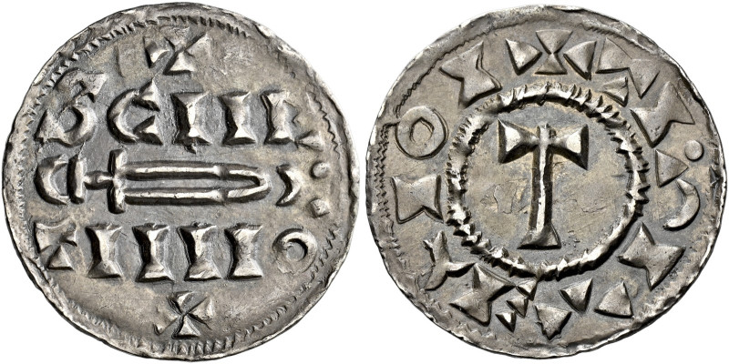 Hiberno-Norse Vikings of York

St. Peter of York coinage, c.921-925. AR Penny,...