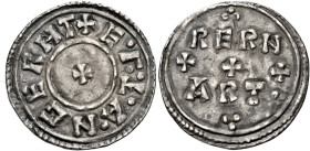 Hiberno-Norse Vikings of York

'Eltangerht', c.947-949. AR Penny, Circumscription cross type, York (?), Rernart. Small cross, +ELTANGERHT, rev. RERN...